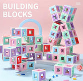 3d Blocks Puzzle Cube Transform Movable Shape Building Blocks – 180 Pieces