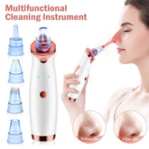 Face Vacuum Blackhead Remover Pore Cleaner | Electric Deep Cleansing Tool For Nose & Face