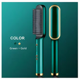 2-in-1 Hair Straightener Brush