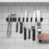 Magnetic Knife Holder Wall Mount Stand For Knives Black