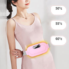 Vibrating and Heating Digital Period Pads to Treat Period Cramps