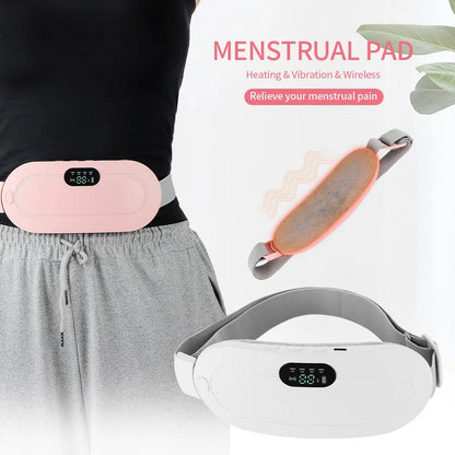 Vibrating and Heating Digital Period Pads to Treat Period Cramps