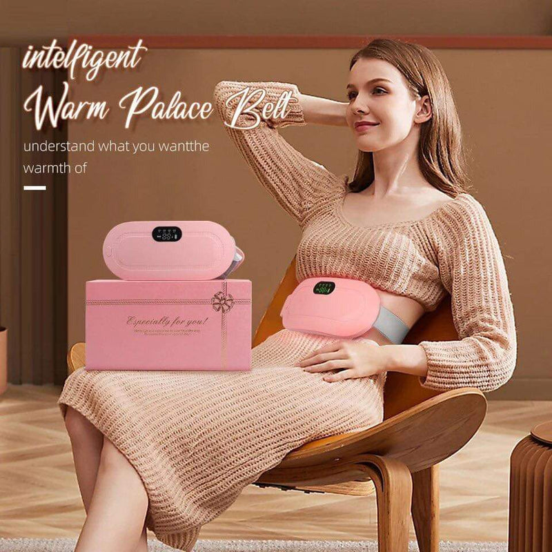 Vibrating and Heating Digital Period Pads to Treat Period Cramps