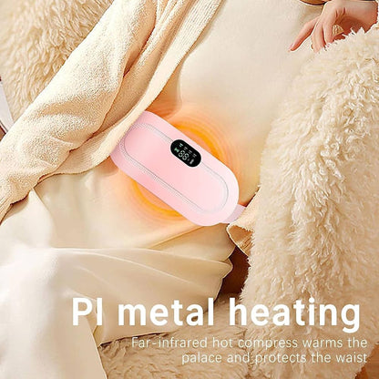 Vibrating and Heating Digital Period Pads to Treat Period Cramps