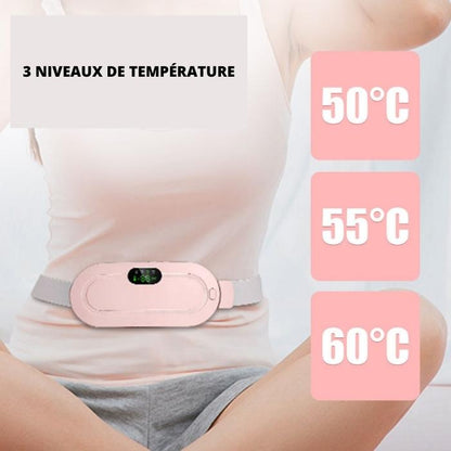Vibrating and Heating Digital Period Pads to Treat Period Cramps