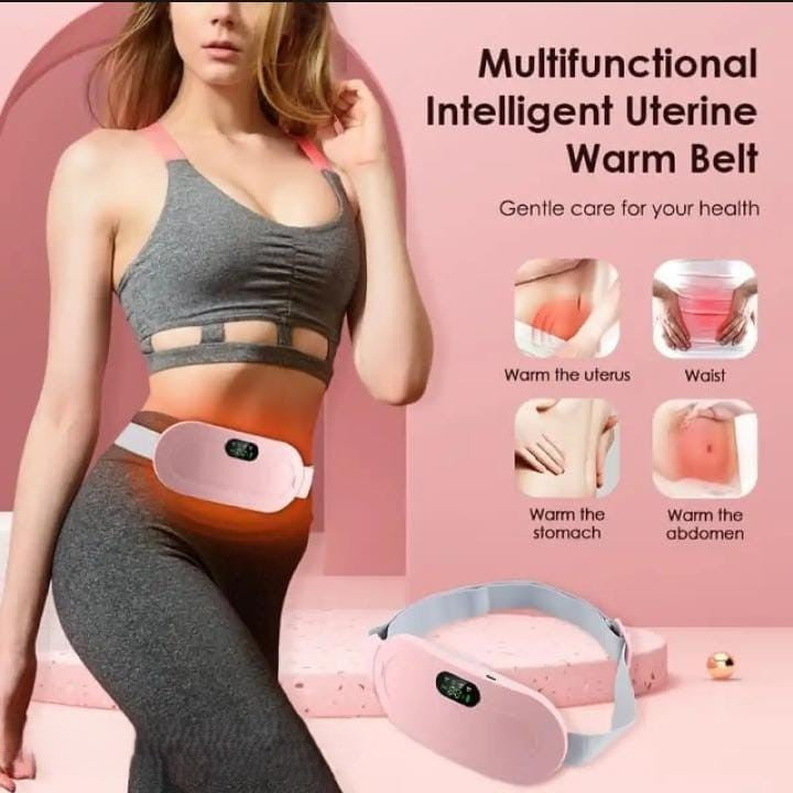 Vibrating and Heating Digital Period Pads to Treat Period Cramps
