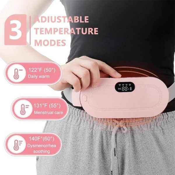 Vibrating and Heating Digital Period Pads to Treat Period Cramps