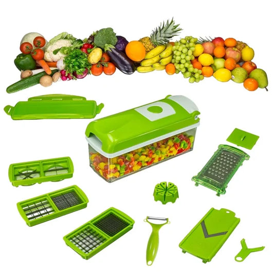 12 In 1 Nicer Dicer Plus Vegetable Slicer Chopper with Premium Quality