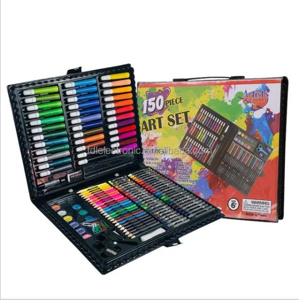Art Crayons Painting Gift Box with Watercolor set (150 Pieces)