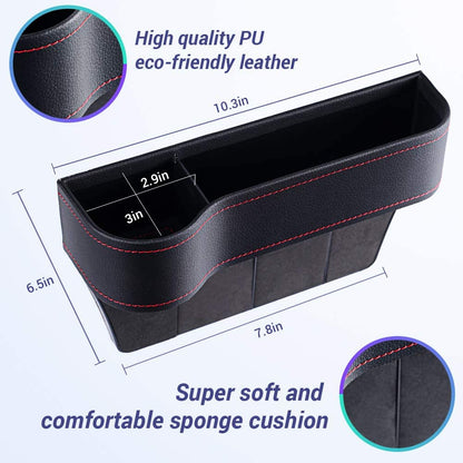 Pair of Car Seat Gap Filler for Driver or Passenger