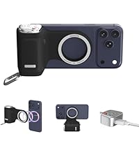 Magnetic Phone Camera Grip, Multifunctional BT Selfie Handle (Random Color)