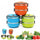 2 Layer Easy Portable Lunch Box Non-toxic, Health and Safety (Random Color)