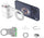 Magnetic Phone Camera Grip, Multifunctional BT Selfie Handle (Random Color)
