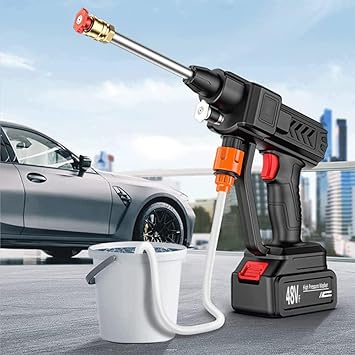 Automatic Cordless Wireless Car Wash Spray Gun High Pressure (Original Product with High Quality)