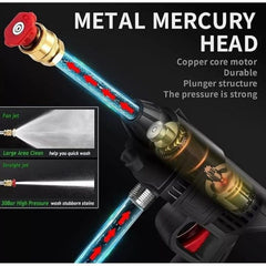 Automatic Cordless Wireless Car Wash Spray Gun High Pressure (Original Product with High Quality)