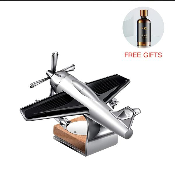 Car Dashboard Solar Plan: Solar-Powered Aeroplane Air Freshener for Aircraft Model