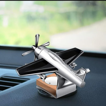 Car Dashboard Solar Plan: Solar-Powered Aeroplane Air Freshener for Aircraft Model