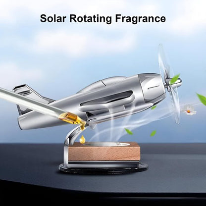 Car Dashboard Solar Plan: Solar-Powered Aeroplane Air Freshener for Aircraft Model