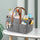 Foldable Travel Felt Storage Bag Baby Diaper Caddy Organizer - with Random Colors