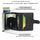 Leather Wallet & Pop Up Card Holder For Men And Women (random Color)