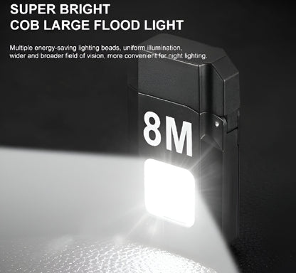 Dh-001 Cob Led Flashlight With Lighters (Premium Quality)