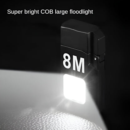 Dh-001 Cob Led Flashlight With Lighters (Premium Quality)