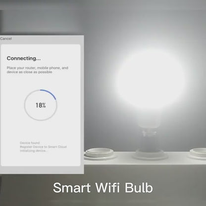Smart LED Light Bulb with Built-in Bluetooth Speaker and Remote Control