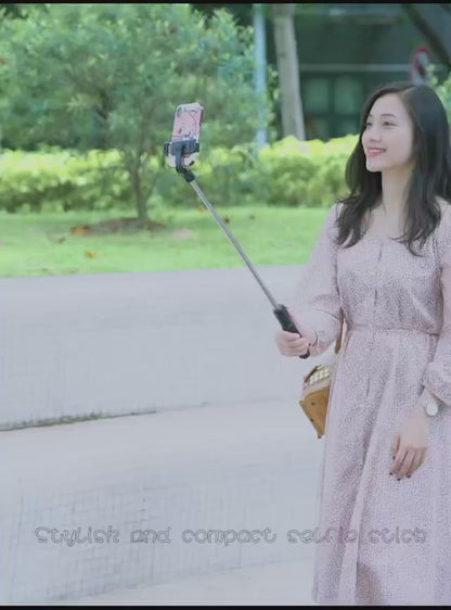 Bluetooth Wireless Selfie Stick Mini Tripod Extendable Mono-pod Remote