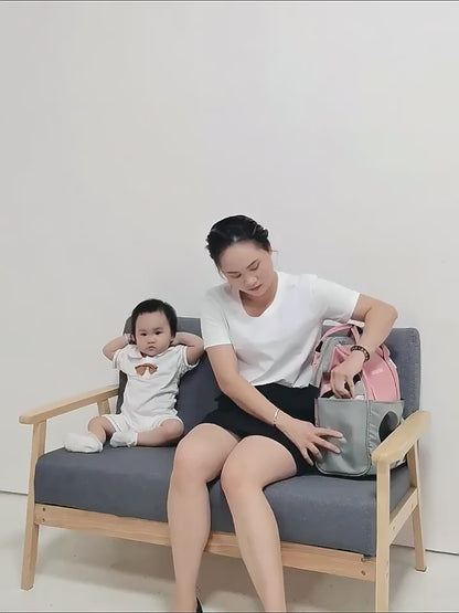 Baby Carrier, Ergonomic Baby Strap One Shoulder Labor-saving Polyester Baby Half Wrapped Sling (Random Color)
