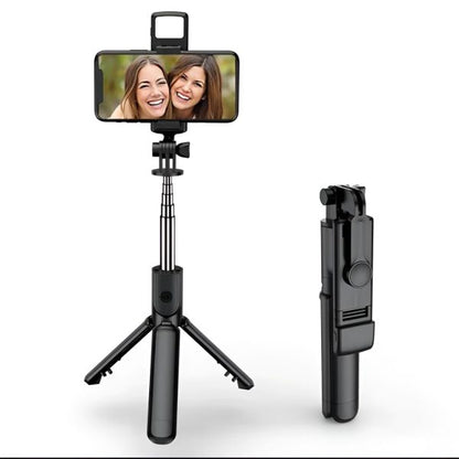 Bluetooth Wireless Selfie Stick Mini Tripod Extendable Mono-pod Remote